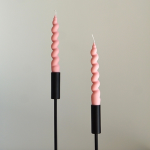 Duo de bougies Spirales Roses