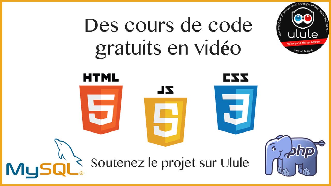 Des cours de code en vidéo... et gratuits ! - Ulule
