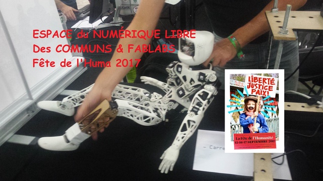 Image de couverture de la collecte Fête de l'Huma 2017: logiciels libres, Fablabs