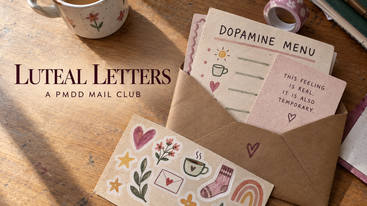 Luteal Letters: A Monthly PMDD Mail Club - Ulule