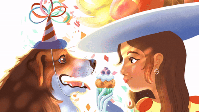 Cover image of the project Des desserts en BD pour manger avec son chien !