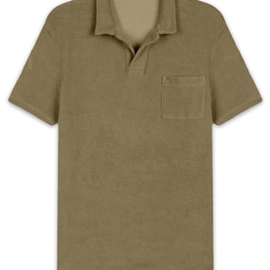 Polo Eponge kaki