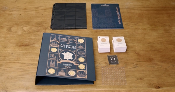 SAFE 3101 Classeur Pour Billets 0 Euro – Album à Feuilles Transparentes Avec 26 Pochettes, Motif Patrimoine Mondial