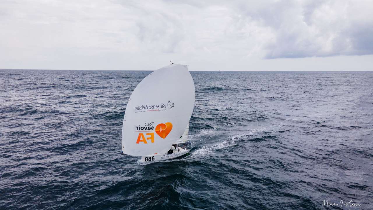 Lucas sur la Mini-Transat