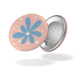 Badge - Myosotis & Capucine - 76