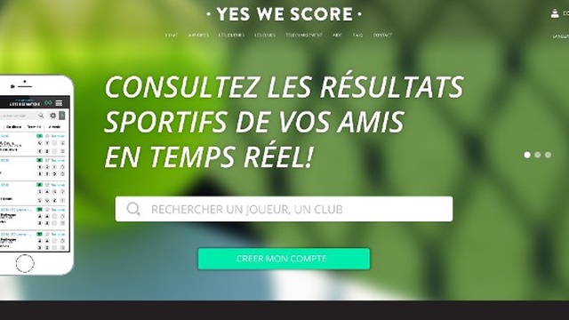 Cover image of the project YesWeScore : Live Score pour tous !