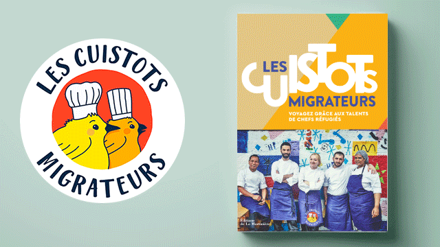 Cover image of the project Voyagez grâce aux recettes de chefs réfugiés