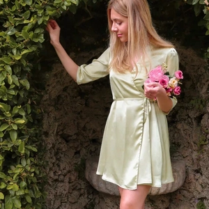 Déshabillé Soie Hortensia