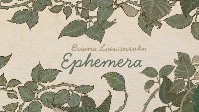 Cover image of the project EPHEMERA