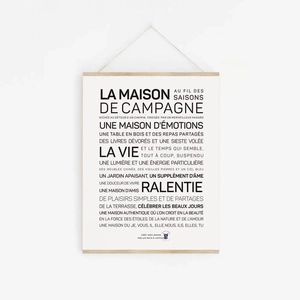 Affiche "La maison de campagne"
