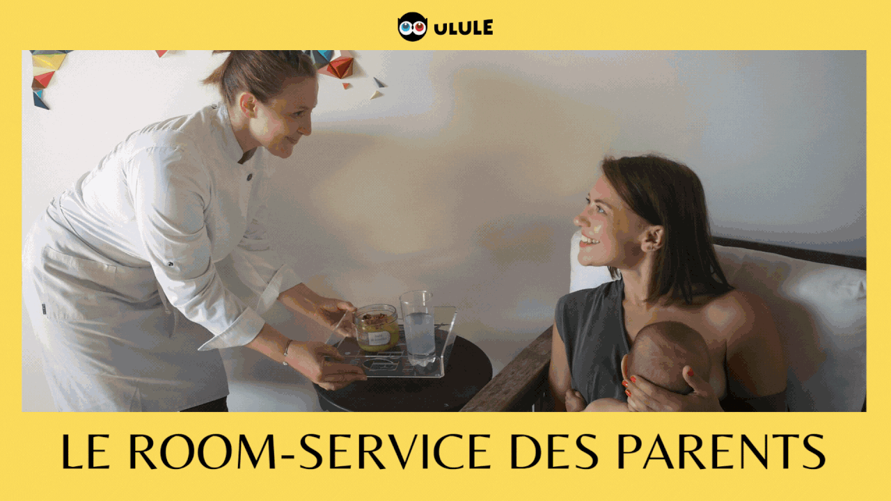 Le room-service qui régale les parents.