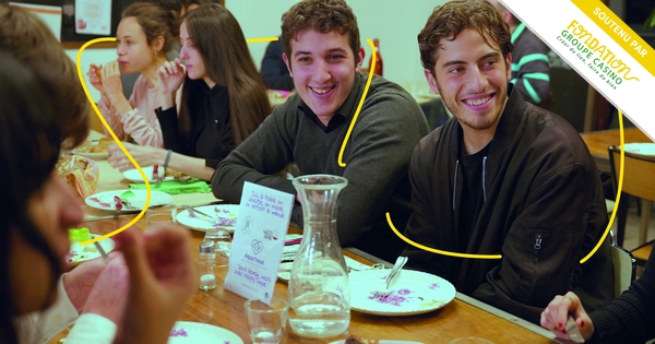1 repas étudiant à 10 € = 1 repas à table ET du lien social