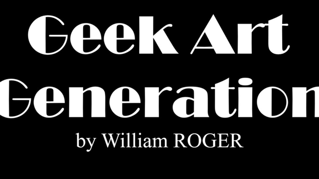 Cover image of the project Geek Art Generation by William ROGER