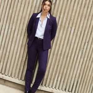 Pantalon Cigarette - Violet