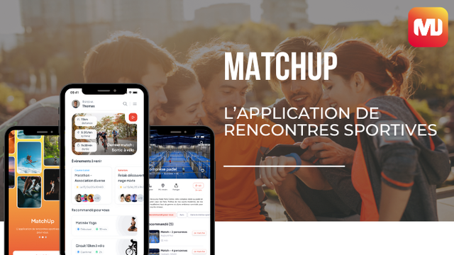 Imagen de portada del proyecto MatchUp : L'application de rencontres sportives