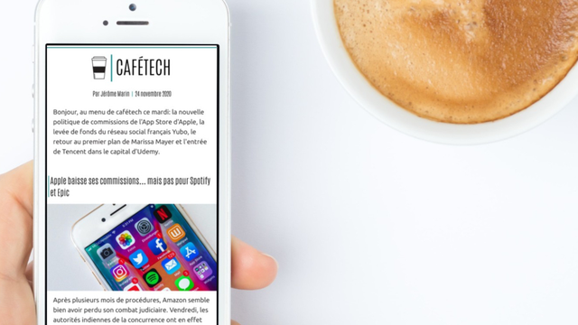Cover image of the project Cafétech, la newsletter qui décrypte l'actu tech