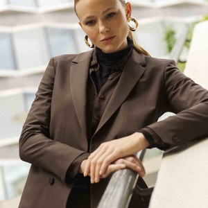 Veste croisée - Marron