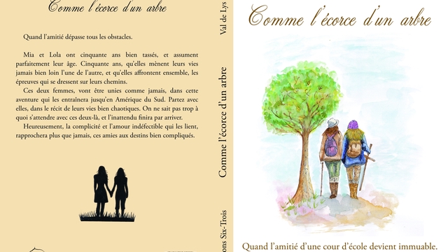 Cover image of the project Comme l'écorce d'un arbre de l'auteure Val de Lys