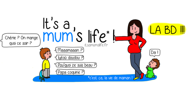 Cover image of the project It's a mum's life - la BD !