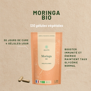 Moringa Bio – 120 Gélules