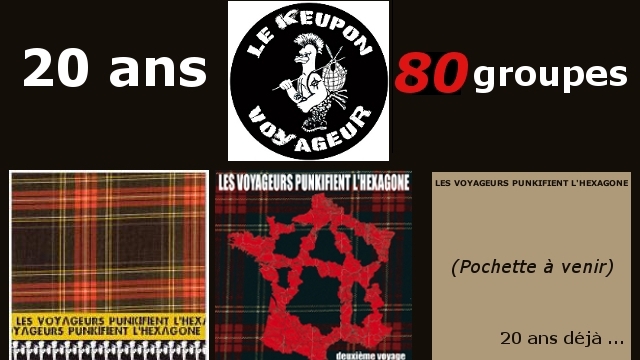 Cover image of the project Compilation pour les 20 ans du Keupon Voyageur