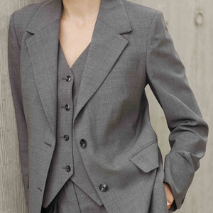 Veste large - Gris